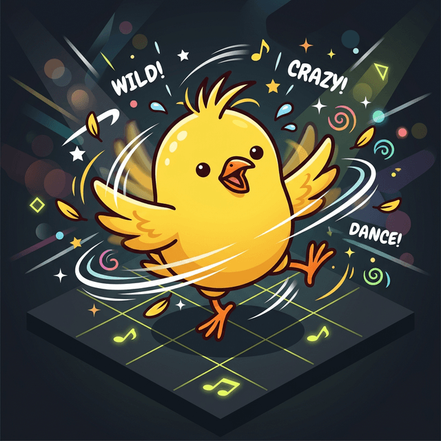 押すと荒ぶるヒヨコのサムネイル